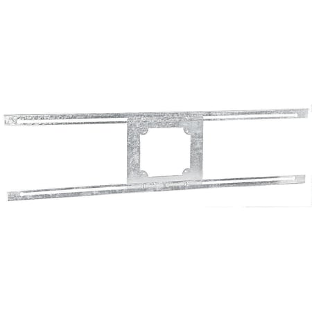 Southwire 24" Ceiling Tile Bridge Locking Box Slider Bracket with 4" Square Tabs CTB-24LK